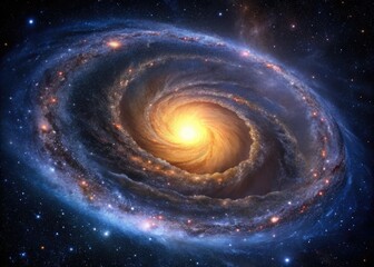 Fototapeta premium Spiral Galaxy Photography, Star Trails, Urban Exploration, Night Sky, Astrophotography, Dark Nebula, Cosmic Swirl, Deep Space, Milky Way, Celestial, Galactic, Space Photography, Night Photography