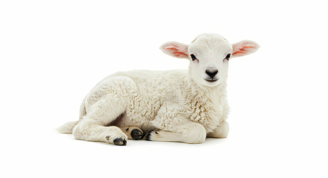 Adorable Lamb: Cute Baby Sheep Image