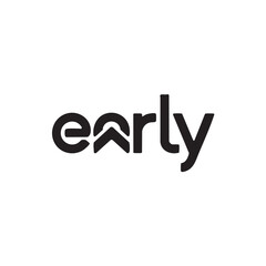 early text logo