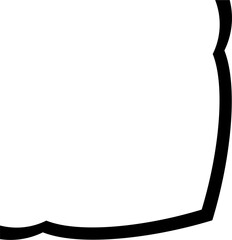 Islamic border ornament edge line stroke