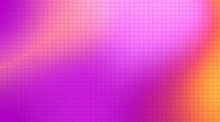 Abstract purple orange gradient grid background texture