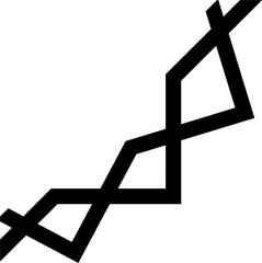 Islamic border ornament edge line stroke