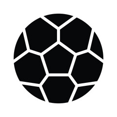 Obraz premium A glyph style icon denoting a football, premium design