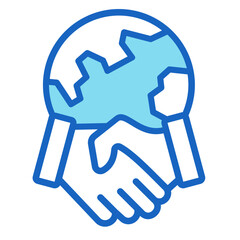 Handshake  Icon Element For Design	