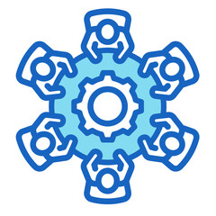 Meeting Table  Icon Element For Design	