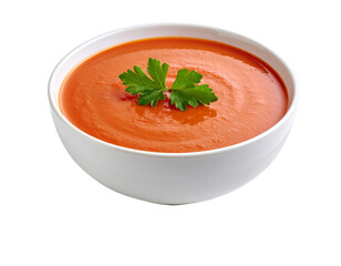 tomato soup with parsley