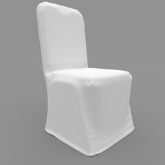 3d render Banquet Chair design element Furniture