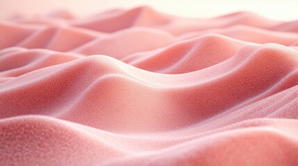 Obraz premium Abstract soft pink textured surface with gentle waves.