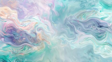 Fototapeta premium Abstract swirling pastel colors