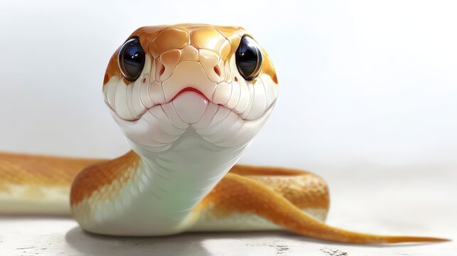 Adorable Baby Snake Portrait