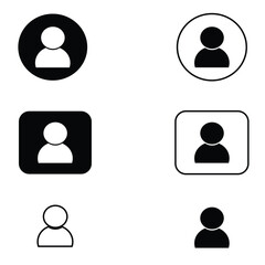 user group icon set