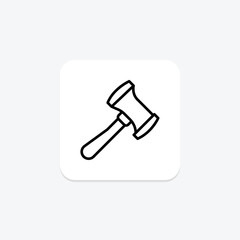 Sledgehammer, vector, pixel perfect, illustrator file