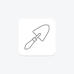 Trowel, vector, pixel perfect, illustrator file