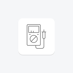 Multimeter, vector, pixel perfect, illustrator file