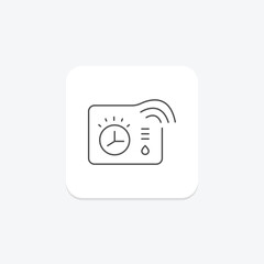Thermostat, vector, pixel perfect, illustrator file