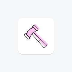 Hammer, vector, pixel perfect, illustrator file