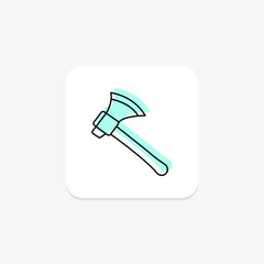 Axe, vector, pixel perfect, illustrator file