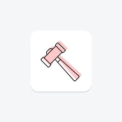 Mallet, vector, pixel perfect, illustrator file