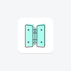 Hinge, vector, pixel perfect, illustrator file
