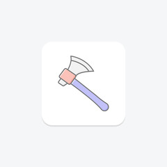 Axe, vector, pixel perfect, illustrator file