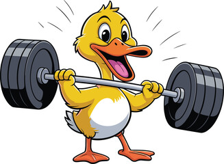 Funny Gym Duck Shirt, Weightlifting Duck Tee, Workout Animal Shirt, Cute Fitness Gym Tee, Lifting Humor Shirt, Gym Lover Gift, Workout Shirt 