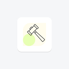 Mallet, vector, pixel perfect, illustrator file