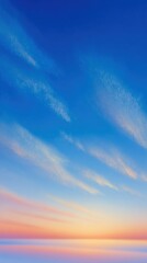 Fototapeta premium Vibrant abstract sunset gradient with soft blending of colors
