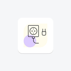 Outlet, vector, pixel perfect, illustrator file