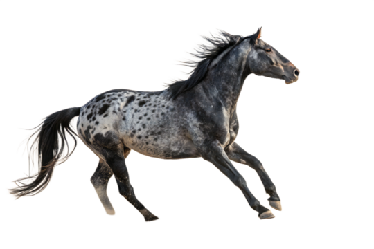 Majestic Appaloosa Horse in Motion A Stunning Photographic Capture