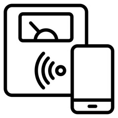 Smart Body Scale  Icon Element For Design