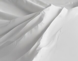 Obraz premium Subtle creases and soft fibers on a white paper background , template, craft