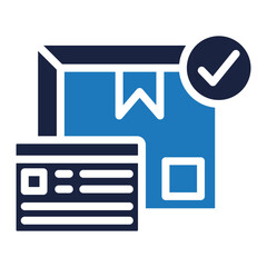 shipping label icon