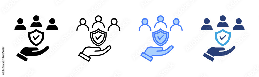 Poster Control icon sheet multiple style collection