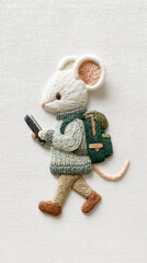 mouse looking at gps