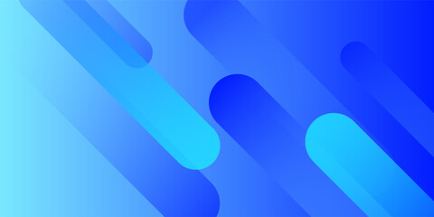 Abstract blue background with diagonal lines. Dynamic shapes composition. modern Vector illustration