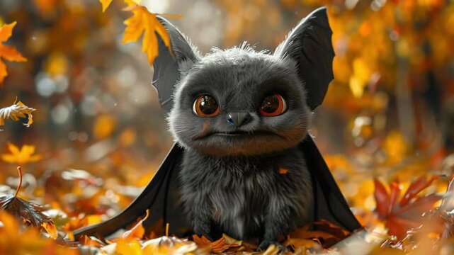 cute hellowen bat