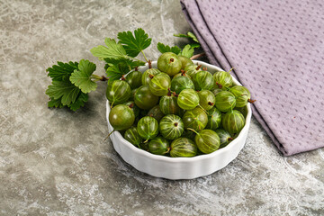 Ripe sweeet and juicy gooseberry
