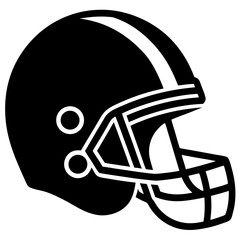 Fototapeta premium Football-helmet-icon 