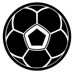 Fototapeta premium Soccer-ball-icon 