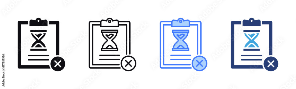 Aufkleber unfinished icon sheet multiple style collection