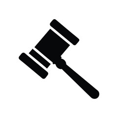 Hammer and Nail Vector Illustration – Construction and DIY Tool Icon