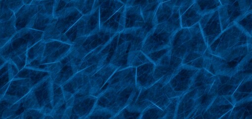 Deep blue fractured pattern