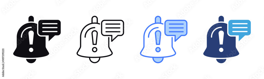 Poster notification icon sheet multiple style collection