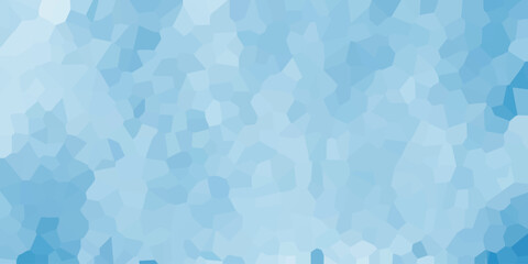 Icy mosaic pattern forming a textured surface in shades of light and dark blue a perfect digital decorative graphic