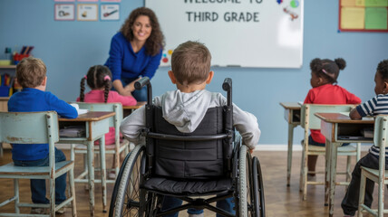 Inclusive Third Grade Classroom