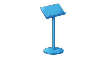 Blue Display Stand