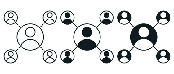 Affiliate icon symbol. Illustration vector