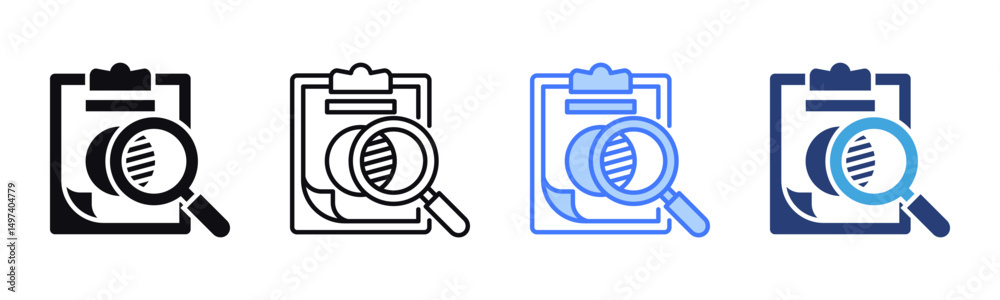Poster Transparency icon sheet multiple style collection