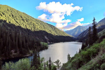lake in the mountains