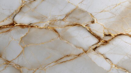 Fototapeta premium A close up of a stone wall with gold accents